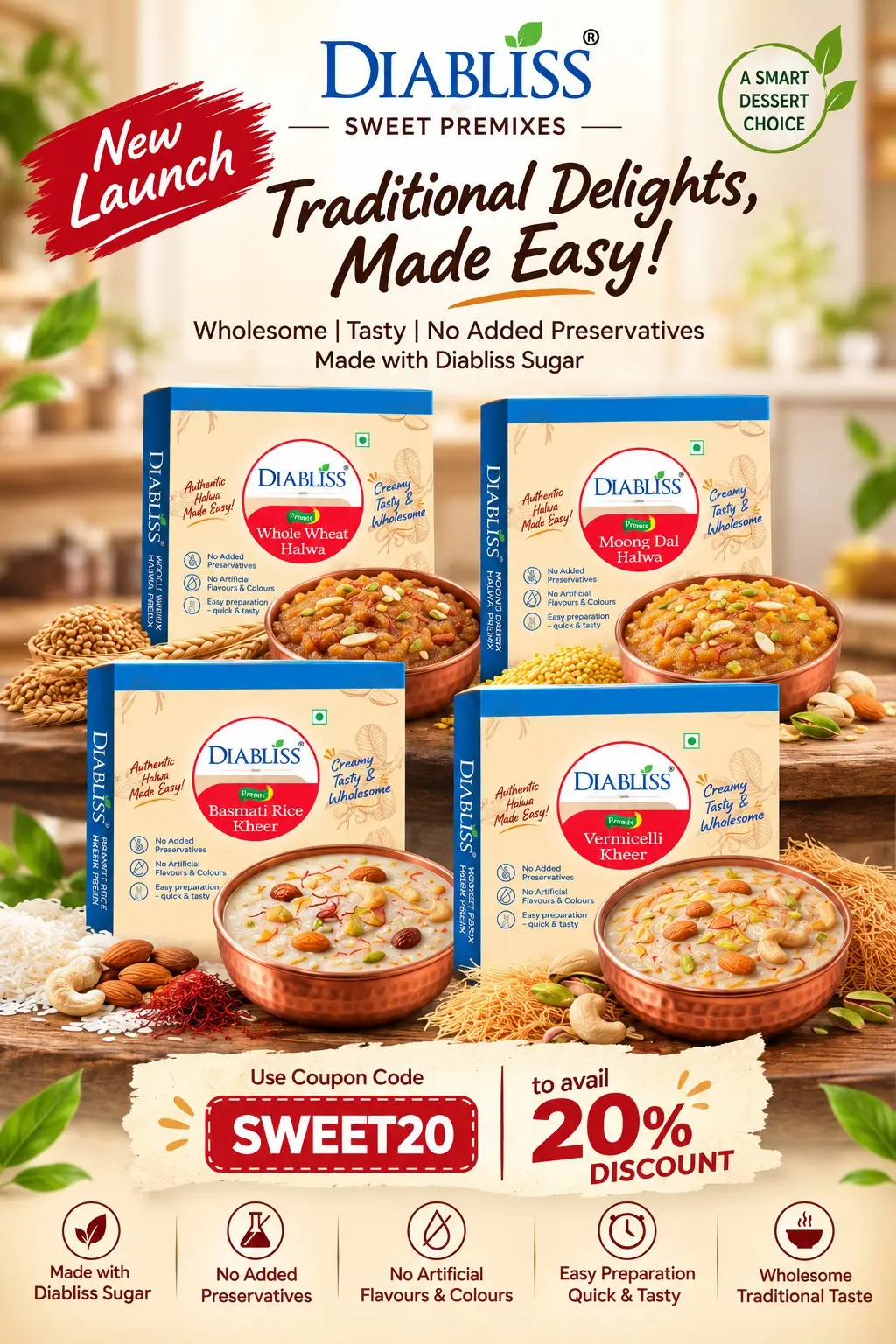 New Diabliss Sweet Premixes